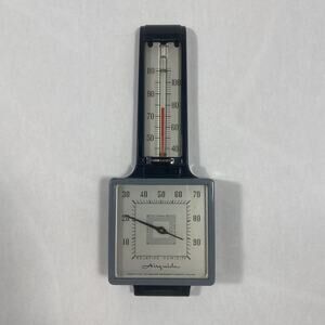 Vintage Art Deco Airguide Thermometer Barometer Humidity Temperature Gauge